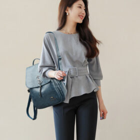 Balo sinh viên đại học nữ da bò 2024 - STX441 (11)