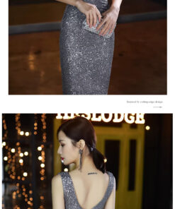 Đầm dạ hội trung niên sang trọng - VDH207 (2)
