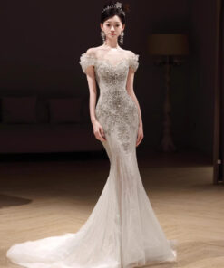 Váy cưới phong cách vintage cổ điển - VDH203 (2)