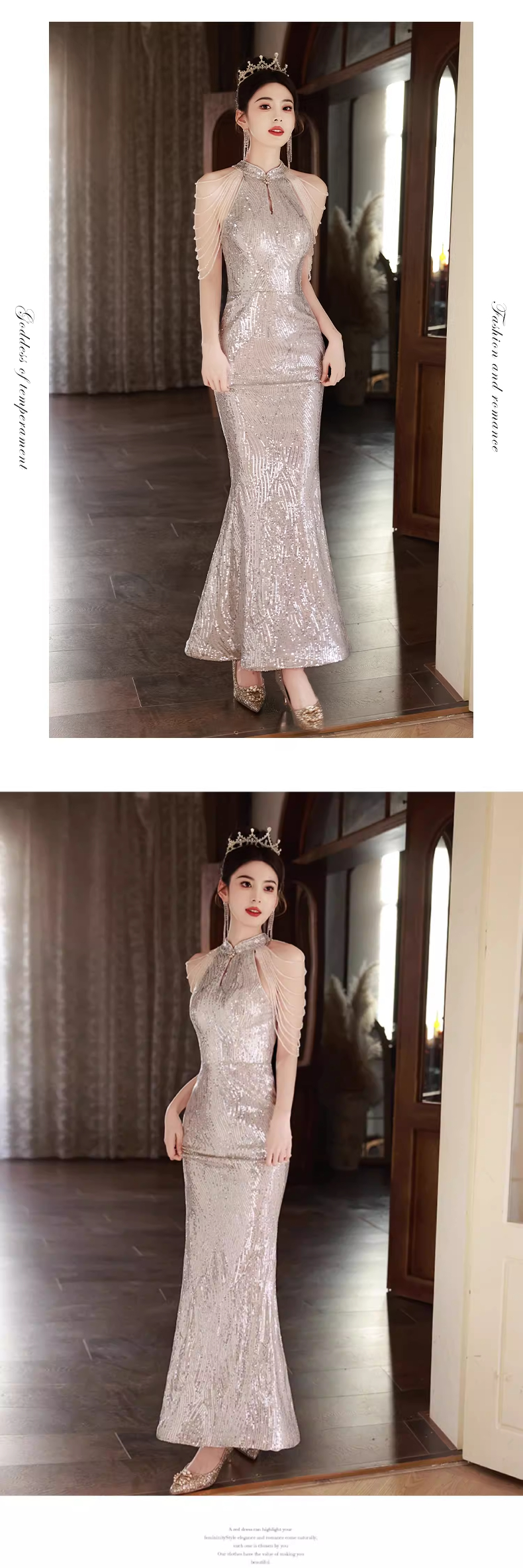 Đầm dạ hội cao cấp trung niên - VDH233 (3)