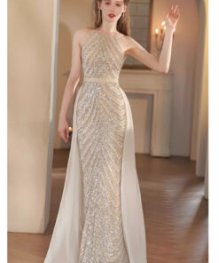 Đầm dạ hội đuôi cá cao cấp, sang trọng tinh tế dành cho nữ, phong cách độc đáo, thanh lịch và sang trọng, hoàn hảo cho các buổi tiệc - VDH247 (6)