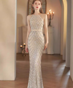 Đầm dạ hội đuôi cá cao cấp, sang trọng tinh tế dành cho nữ, phong cách độc đáo, thanh lịch và sang trọng, hoàn hảo cho các buổi tiệc - VDH247 (6)